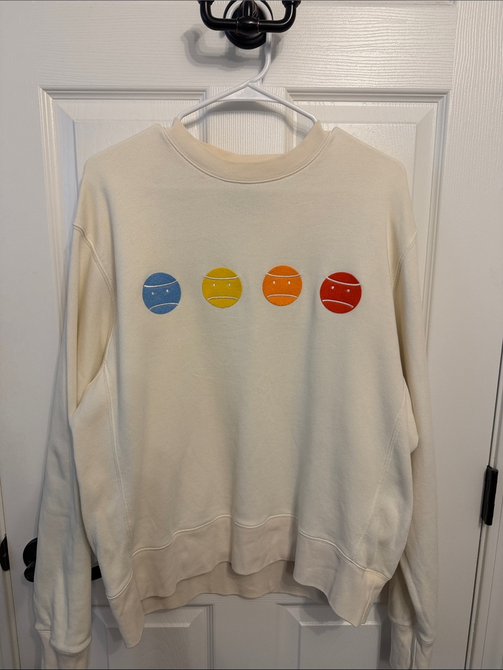 Tory Burch Sport Sweatshirt. Cream color. Size Medium. Used condition!